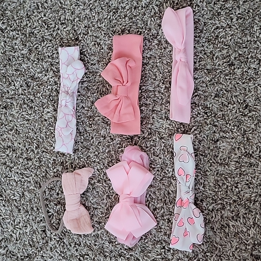Pink headbands